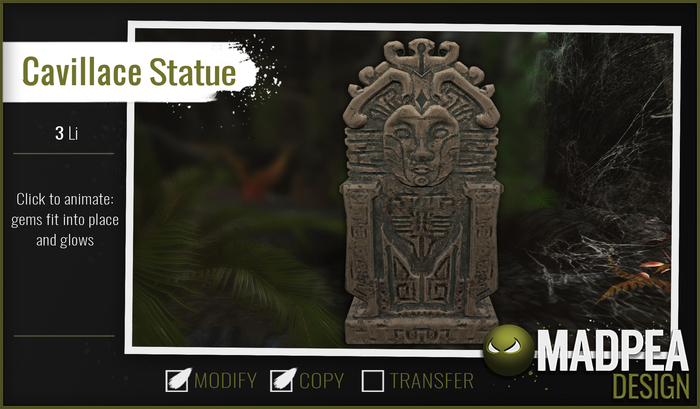 MadPea Inca Statue - Cavillace Boxed