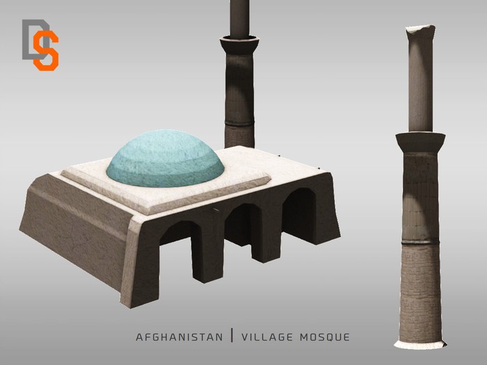 [DS] Afghan Village Mosque
