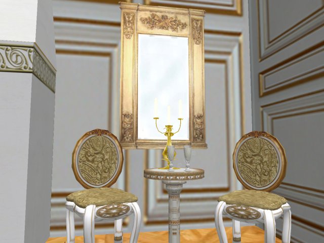 3 Arm Gold Candelabra