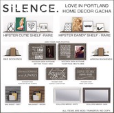 Silence. - Arrow Bookends
