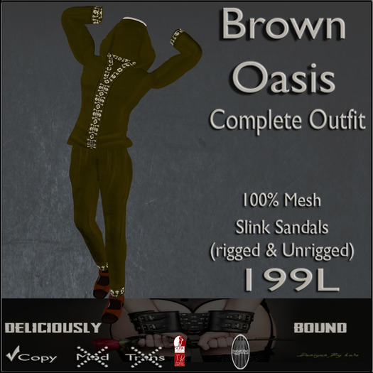 Brown Oasis Outfit (Wear me to Unpack)