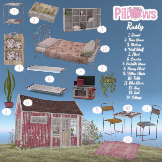7. [P] Pillows, Rusty: Portable Oven