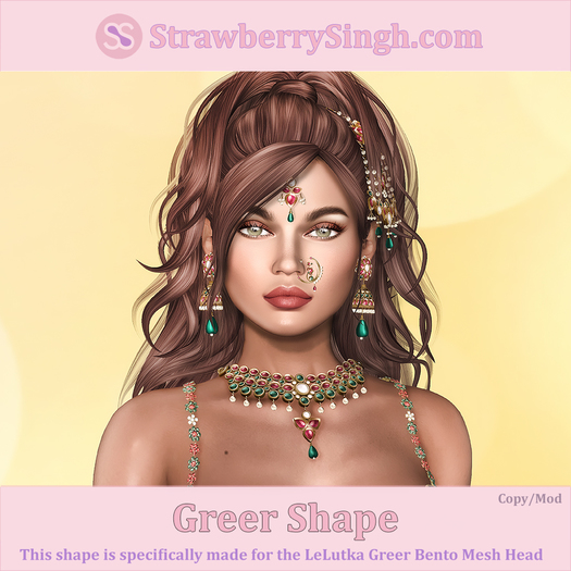 StrawberrySingh.com Greer Shape