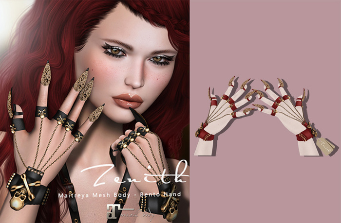 =Zenith=The Hollow Gloves  (Red) -Maitreya