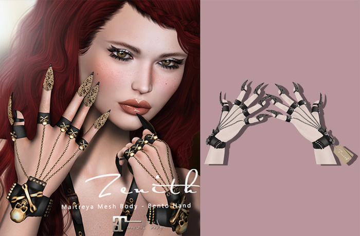 =Zenith=The Hollow Gloves (Black) -Maitreya