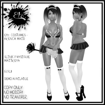 Second Life Marketplace - DEMO Etc. FRENCH MAID