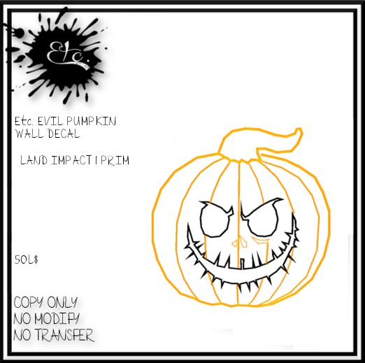 Etc. NEON PUMPKIN