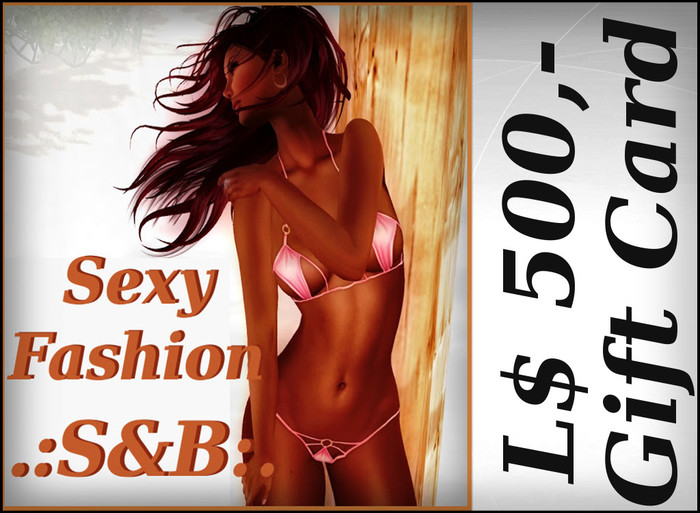 .:S&B:. Gift Card L$ 500 