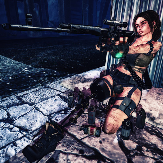 *!R.O!* Wasteland BENTO Pose w/ Mesh Sniper Rifle