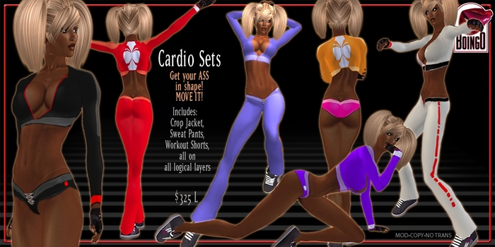 Boingo Cardio Set- Purple+White [boxed]