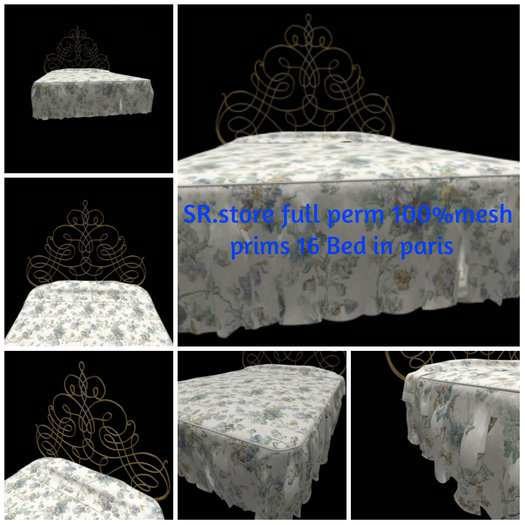 SR.store full perm 100%mesh Bed in paris