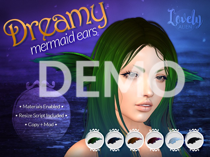 Dreamy Mermaid Ears - DEMO
