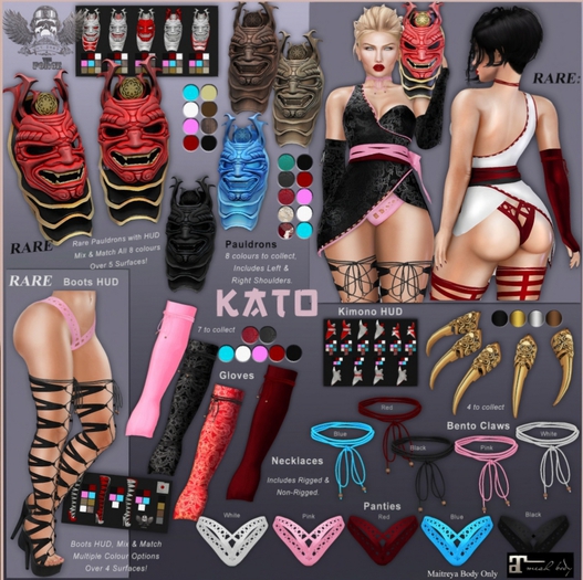 [The Forge] Kato Pauldrons, Pink