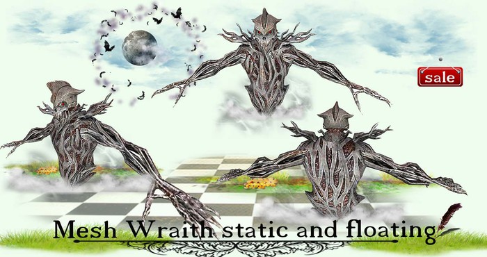Mesh Wraith static and floating