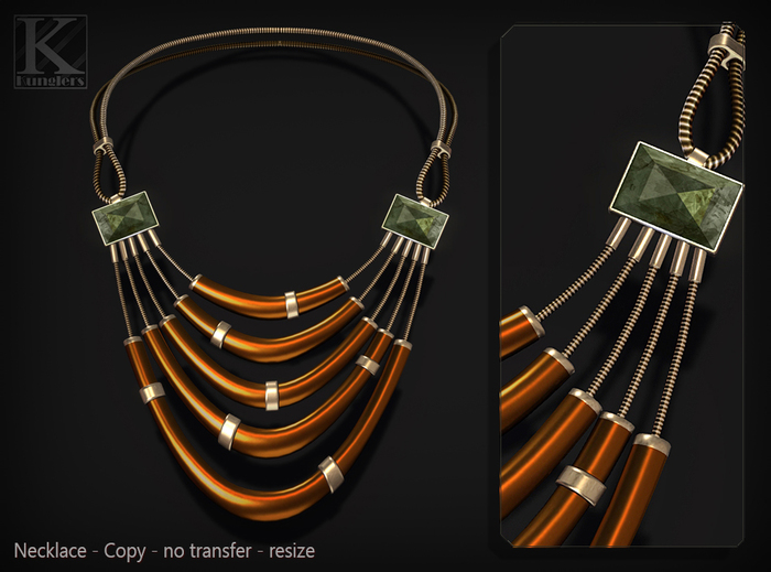 (Kunglers) Camilla necklace - jasper