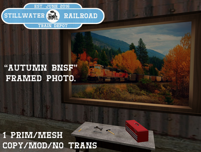 ~*SR*~ Autumn BNSF Framed Photo[Boxed]
