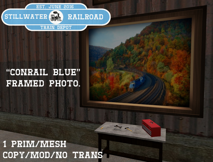 ~*SR*~ Conrail Blue Framed Photo[Boxed]