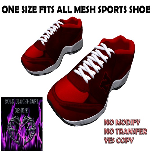 BBD - (BOX) - Red Sports Shoe