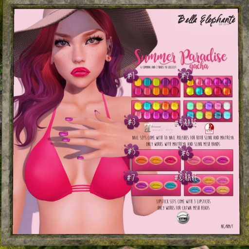 Bella Elephante - Summer Paradise - #8 RARE