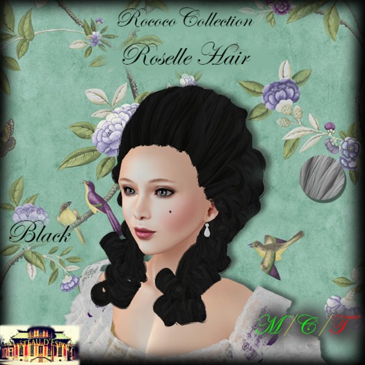 ~CdE~ Rococo Roselle Hair BLACK
