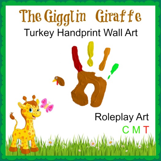 Turkey Hand Print Wall Art