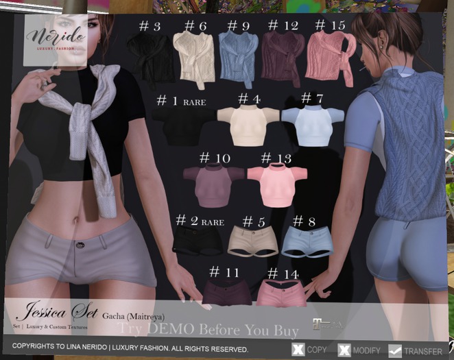 #11~Nerido~ Jessica Short (Maitreya)-Lilac