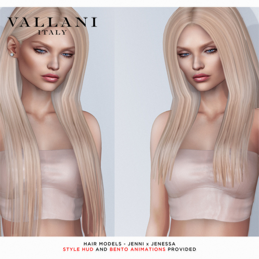 VALLANI. Jenni & Jenessa Hair [Unpacker Hud]