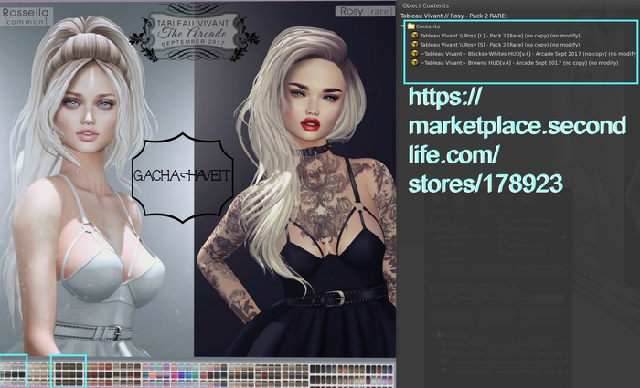 Tableau Vivant // Rosy - Pack 2 RARE