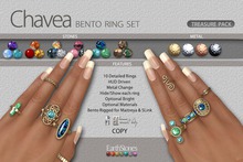 EarthStones Chavea Bento Ring Set - Treasure Pack