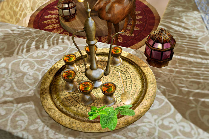 Aphrodite - Arabian - Tea Set (Boxed, Copy)