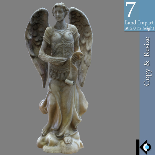 3D / Gabriel Figurine / 7 land impact