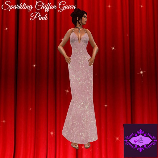 ~KCB~ Sparkling Chiffon - Pink