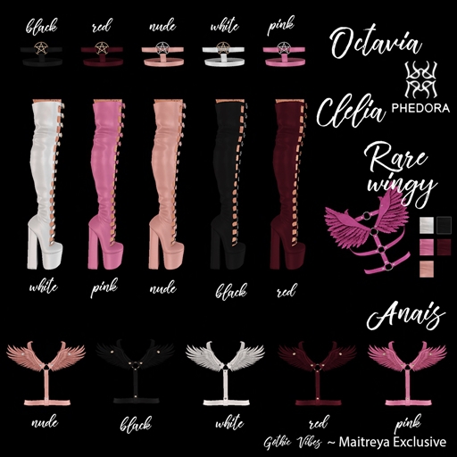 Phedora ~ Anais harness ~ Maitreya red