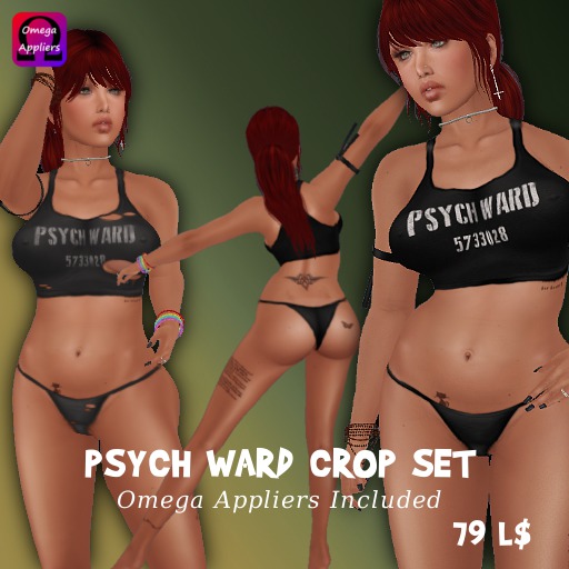 Psych Ward Crop Set W-Omega Applier