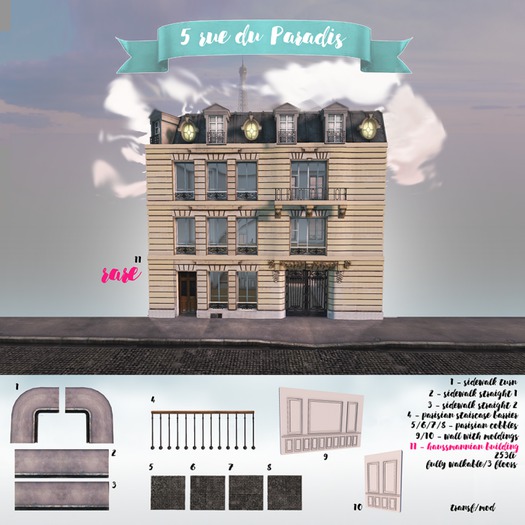 (Milk Motion) rue du Paradis - sidewalk turn