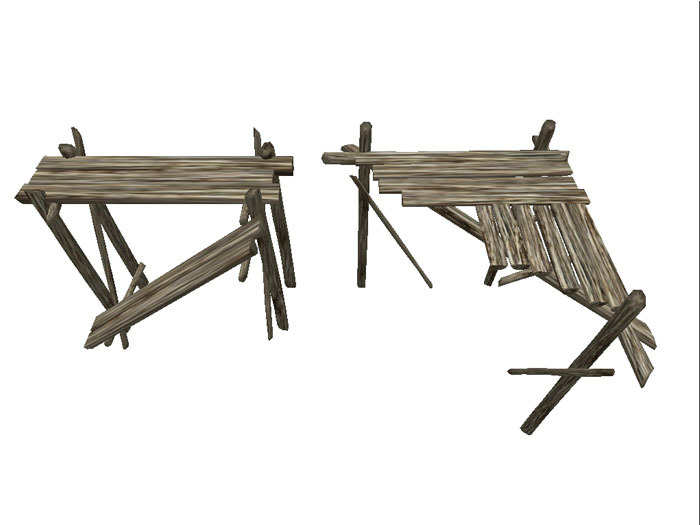 Panda's  -Scaffolding sculpt decor 2 (boxed)