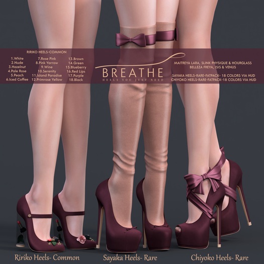 [BREATHE]-Ririko Heels-Maitreya-Purple