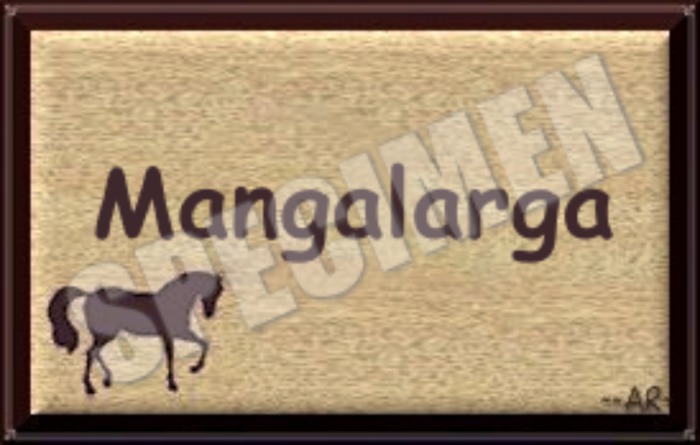 MANGALARGA SIGN