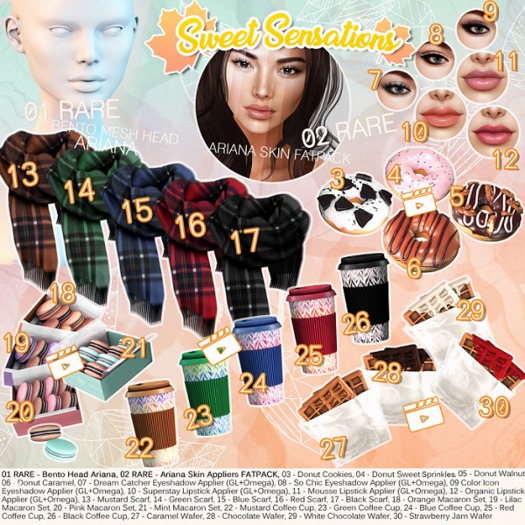 19 Genesis Lab. - "Sweet Sensations" - Macaron Set 'Lilac'