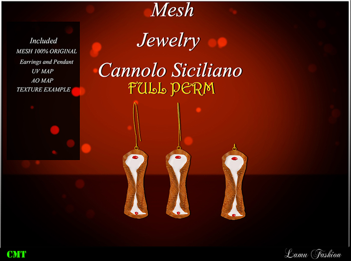 -Lamu Fashion-Mesh Jewelry Cannolo Siciliano FULL PERM