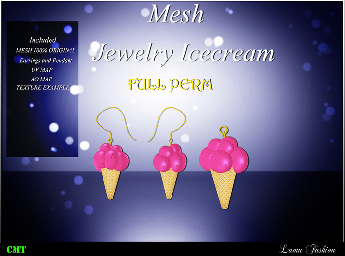 -Lamu Fashion-Mesh Jewelry Icecream FULL PERM