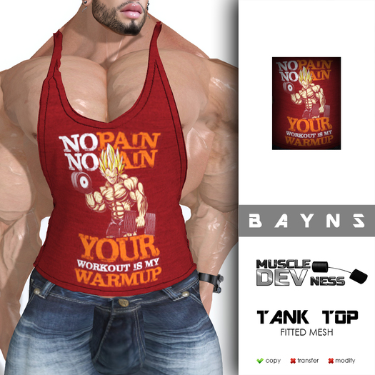 BAYNS - Tanktop 01 Red