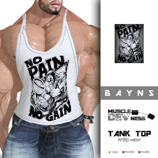 BAYNS - Tanktop 01 White