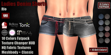 GAS [Ladies Denim Shorts Rio - 10 Colors w/HUD FATPACK] Demo