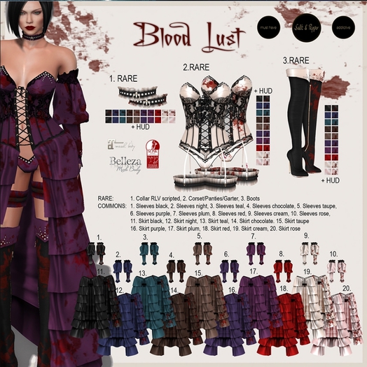 S&P Blood Lust Sleeves red (rez to unpack)