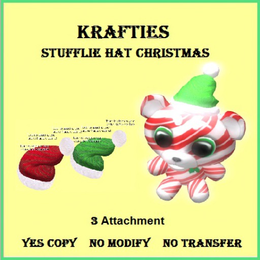 Stufflie Hat Christmas