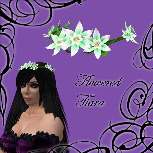 .:LT:. Green Flowered Tiara