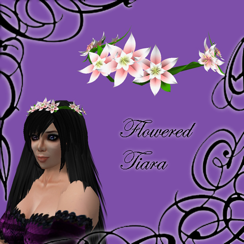 .:LT:. Red Flowered Tiara