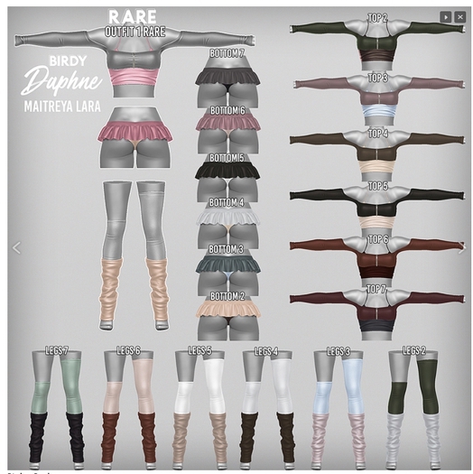 Birdy - Daphne - Top s - Outfit 7