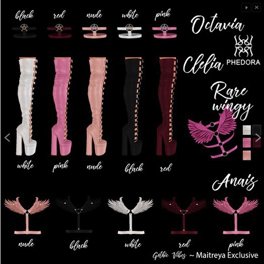 Phedora~Octavia Harness ~ Maitreya red